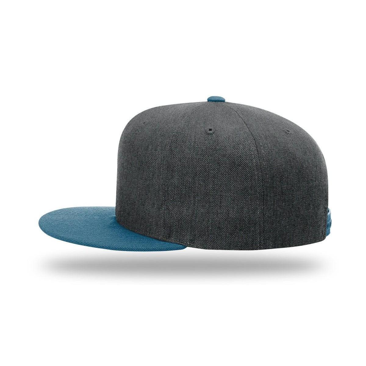 no-logo Richardson Wool Flatbill Snapback-Richardson-Thread Logic