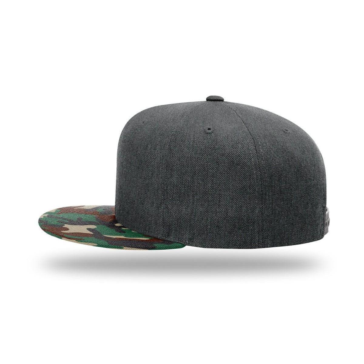 no-logo Richardson Wool Flatbill Snapback-Richardson-Thread Logic