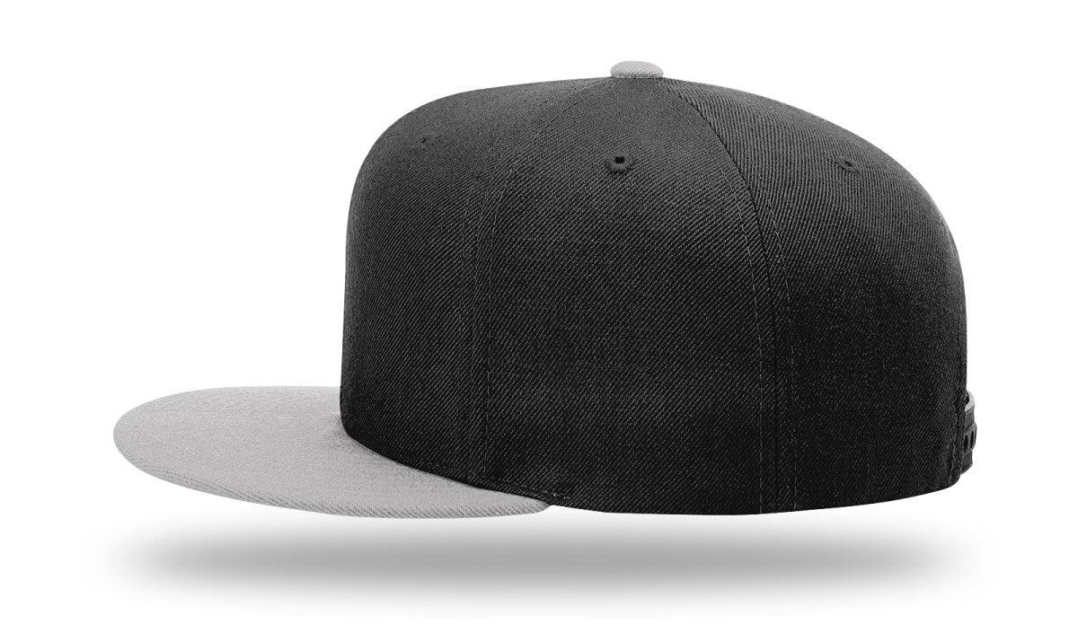 no-logo Richardson Wool Flatbill Snapback-Richardson-Thread Logic