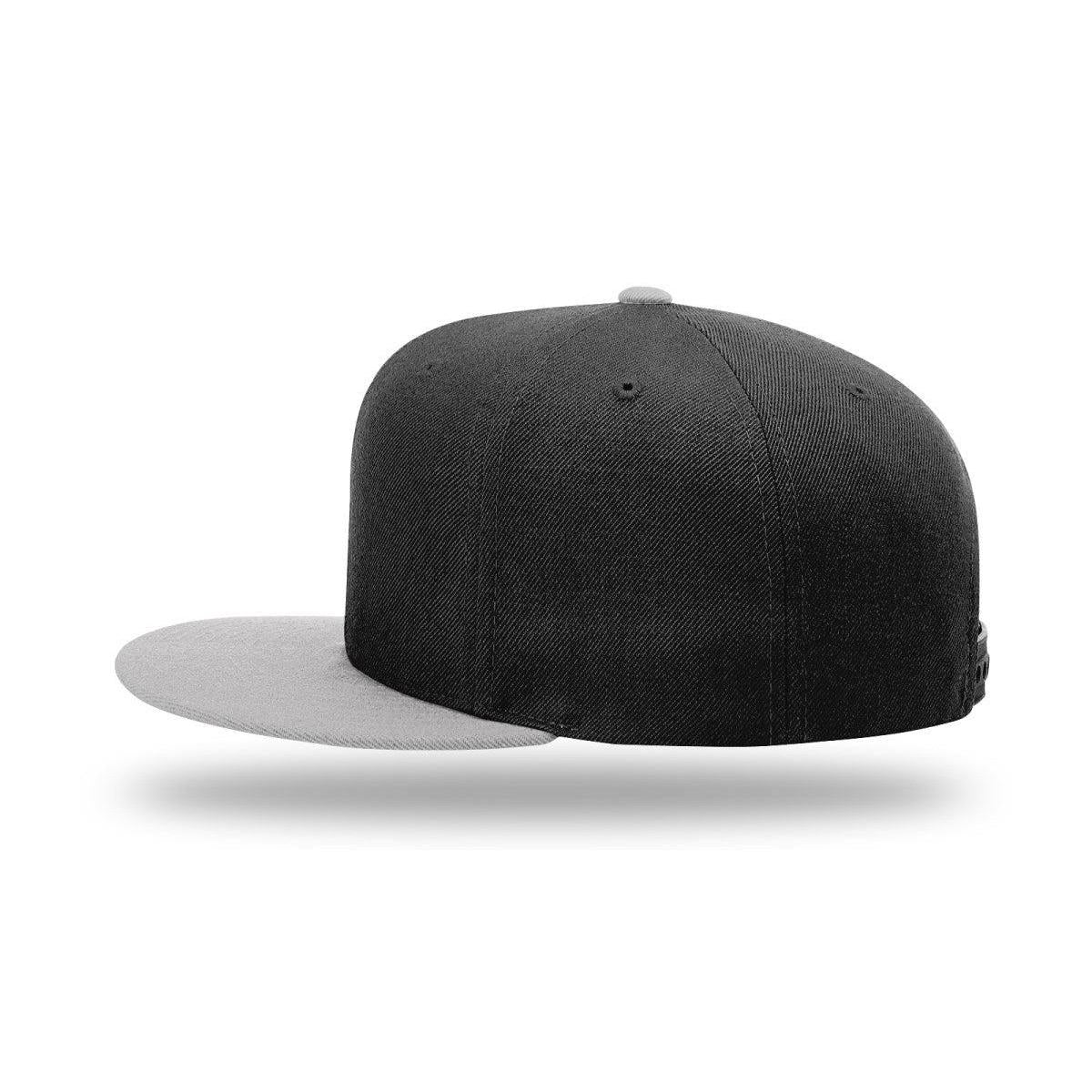 no-logo Richardson Wool Flatbill Snapback-Richardson-Thread Logic