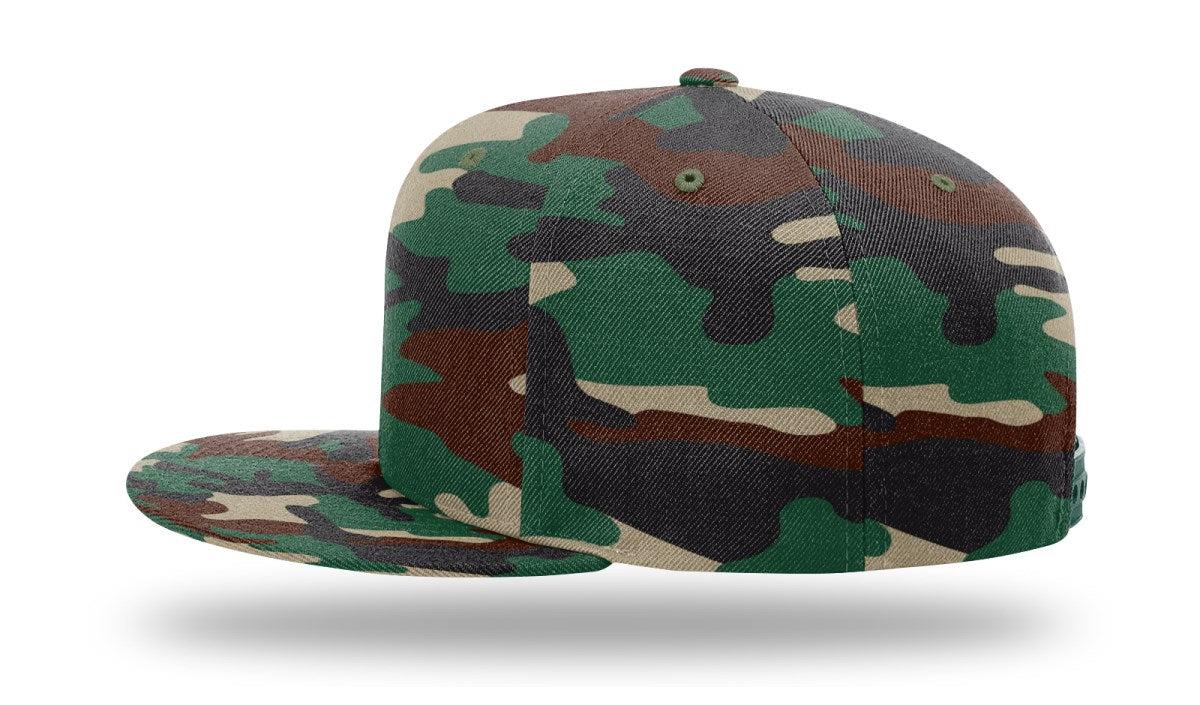 no-logo Richardson Wool Flatbill Snapback-Richardson-Thread Logic