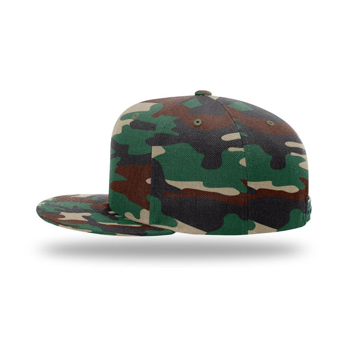 no-logo Richardson Wool Flatbill Snapback-Richardson-Thread Logic