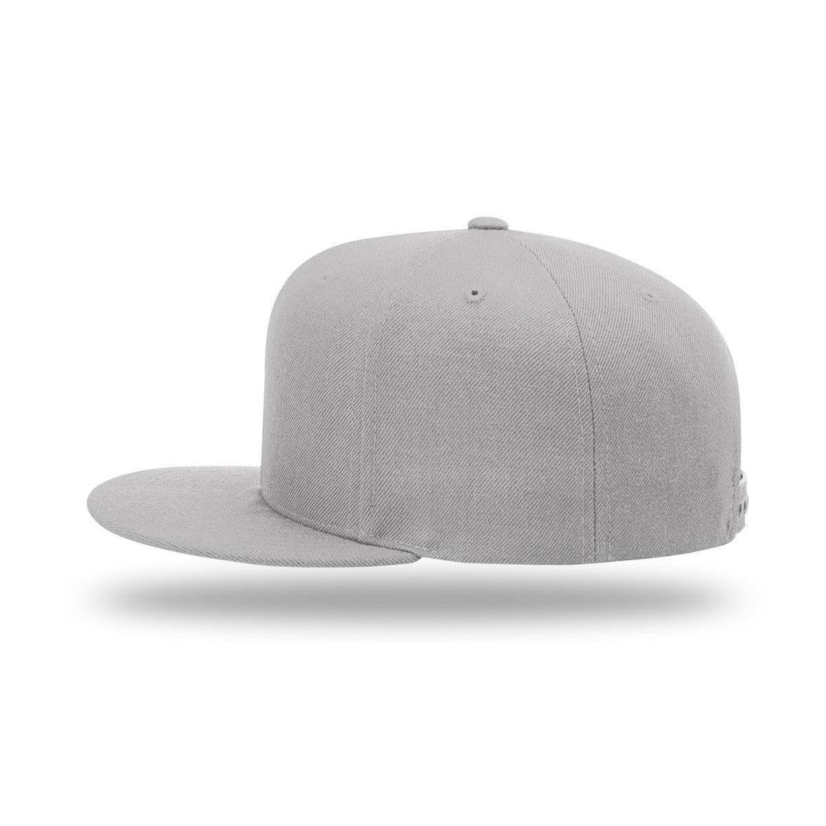 no-logo Richardson Wool Flatbill Snapback-Richardson-Thread Logic