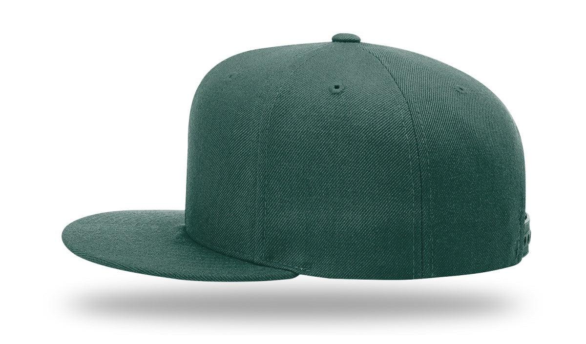 no-logo Richardson Wool Flatbill Snapback-Richardson-Thread Logic