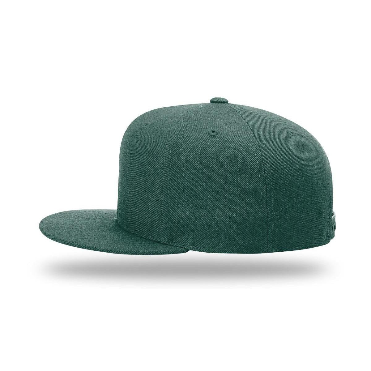 no-logo Richardson Wool Flatbill Snapback-Richardson-Thread Logic