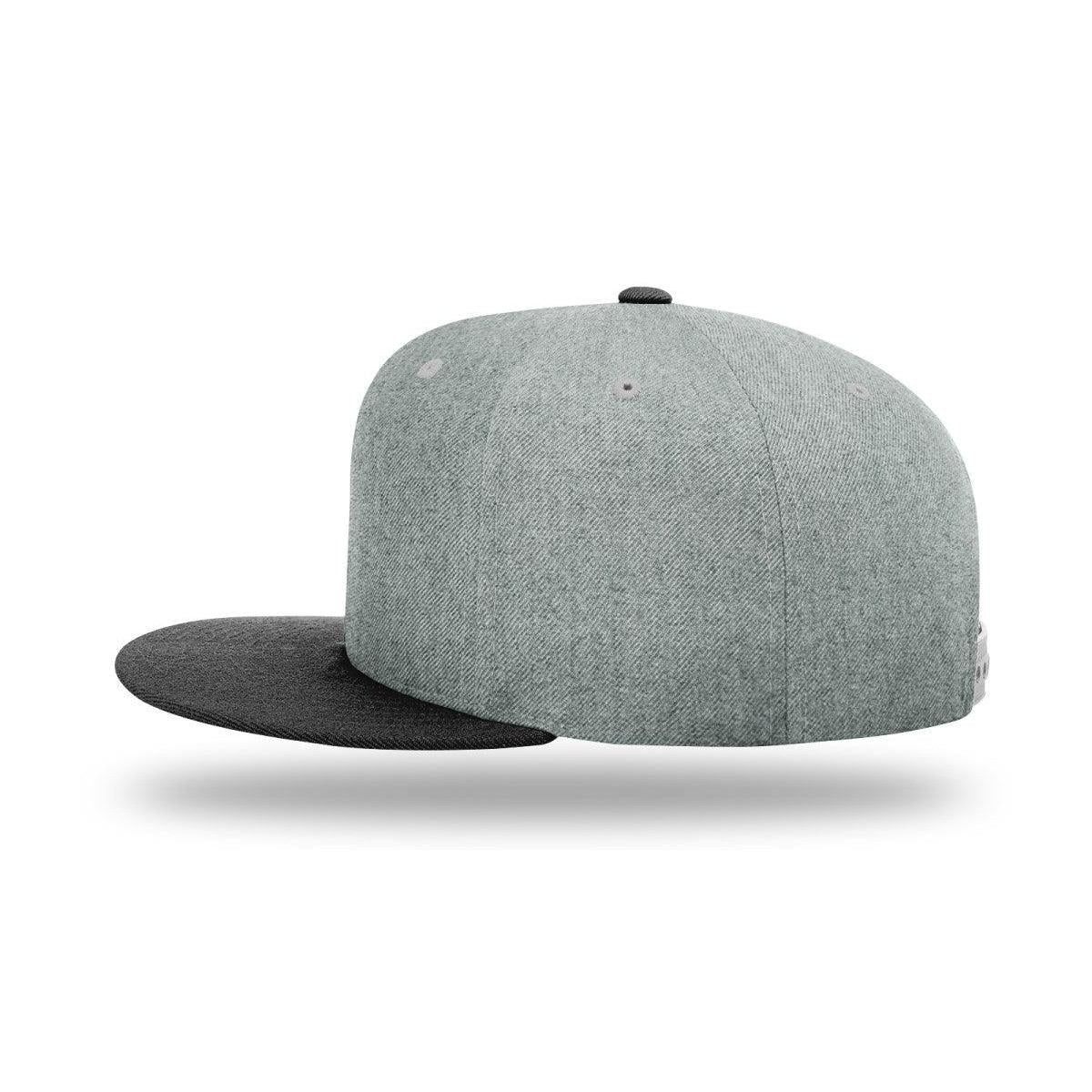 no-logo Richardson Wool Flatbill Snapback-Richardson-Thread Logic