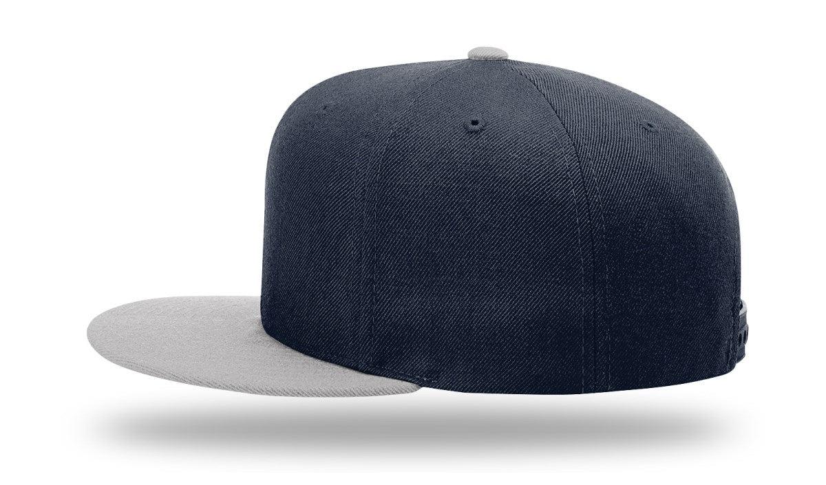 no-logo Richardson Wool Flatbill Snapback-Richardson-Thread Logic