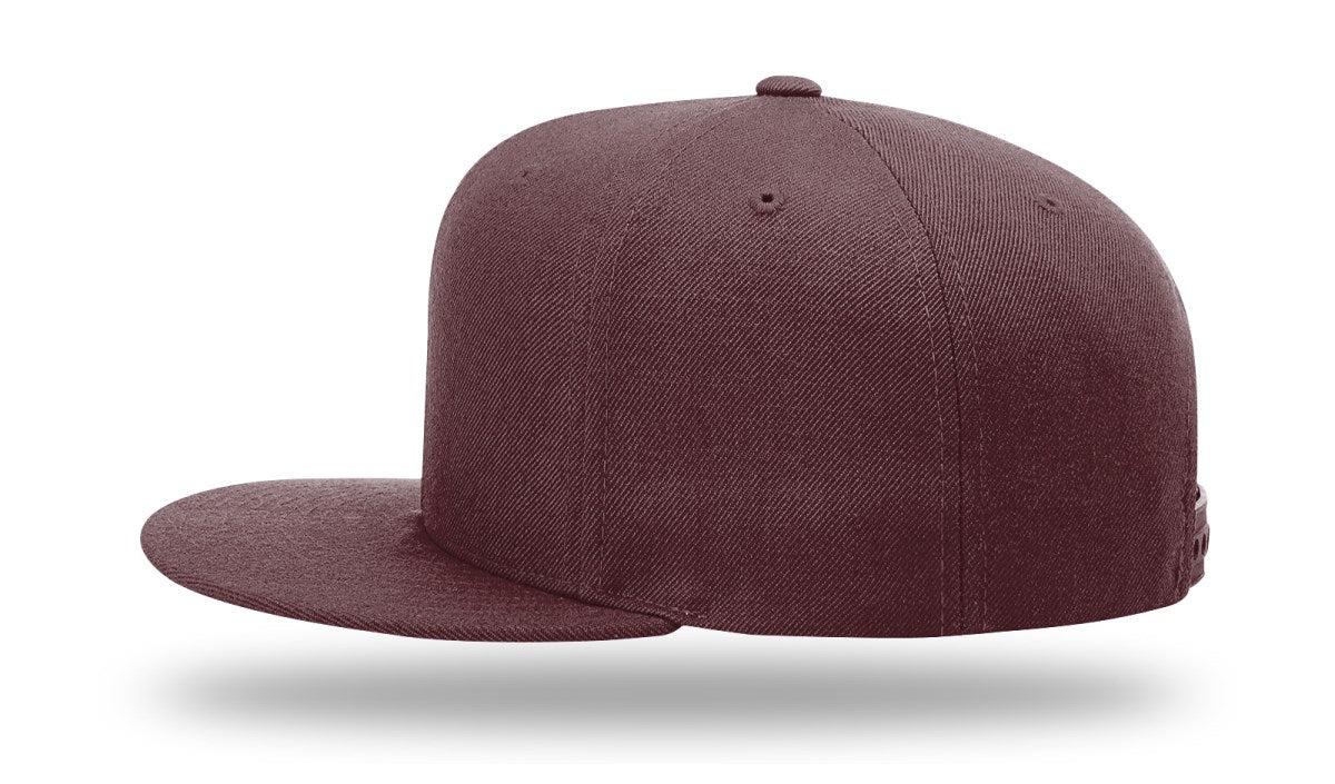 no-logo Richardson Wool Flatbill Snapback-Richardson-Thread Logic