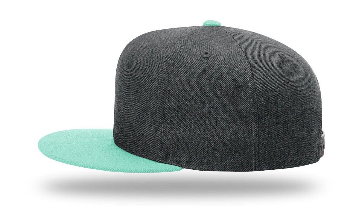 no-logo Richardson Wool Flatbill Snapback-Richardson-Thread Logic