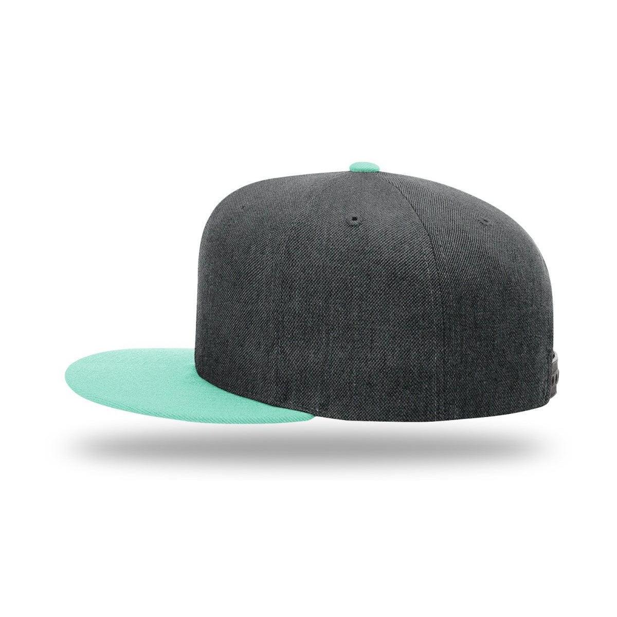 no-logo Richardson Wool Flatbill Snapback-Richardson-Thread Logic