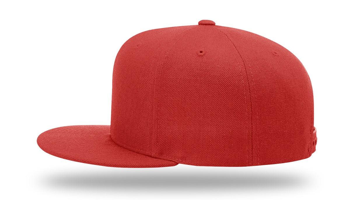 no-logo Richardson Wool Flatbill Snapback-Richardson-Thread Logic
