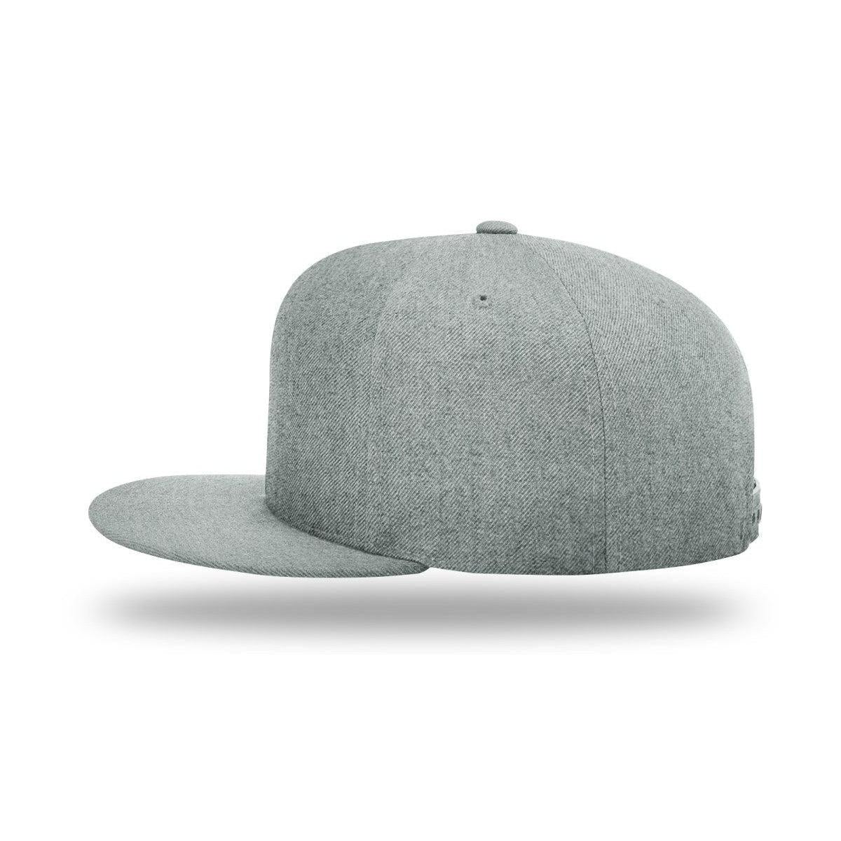 no-logo Richardson Wool Flatbill Snapback-Richardson-Thread Logic