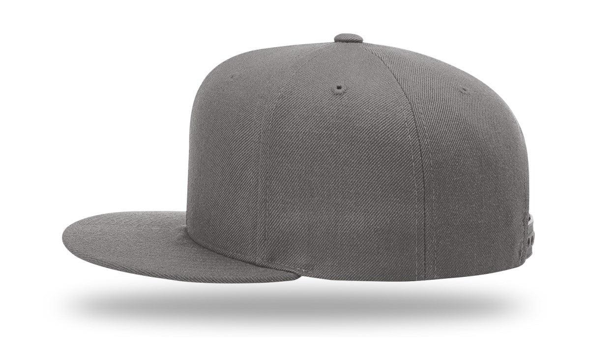 no-logo Richardson Wool Flatbill Snapback-Richardson-Thread Logic