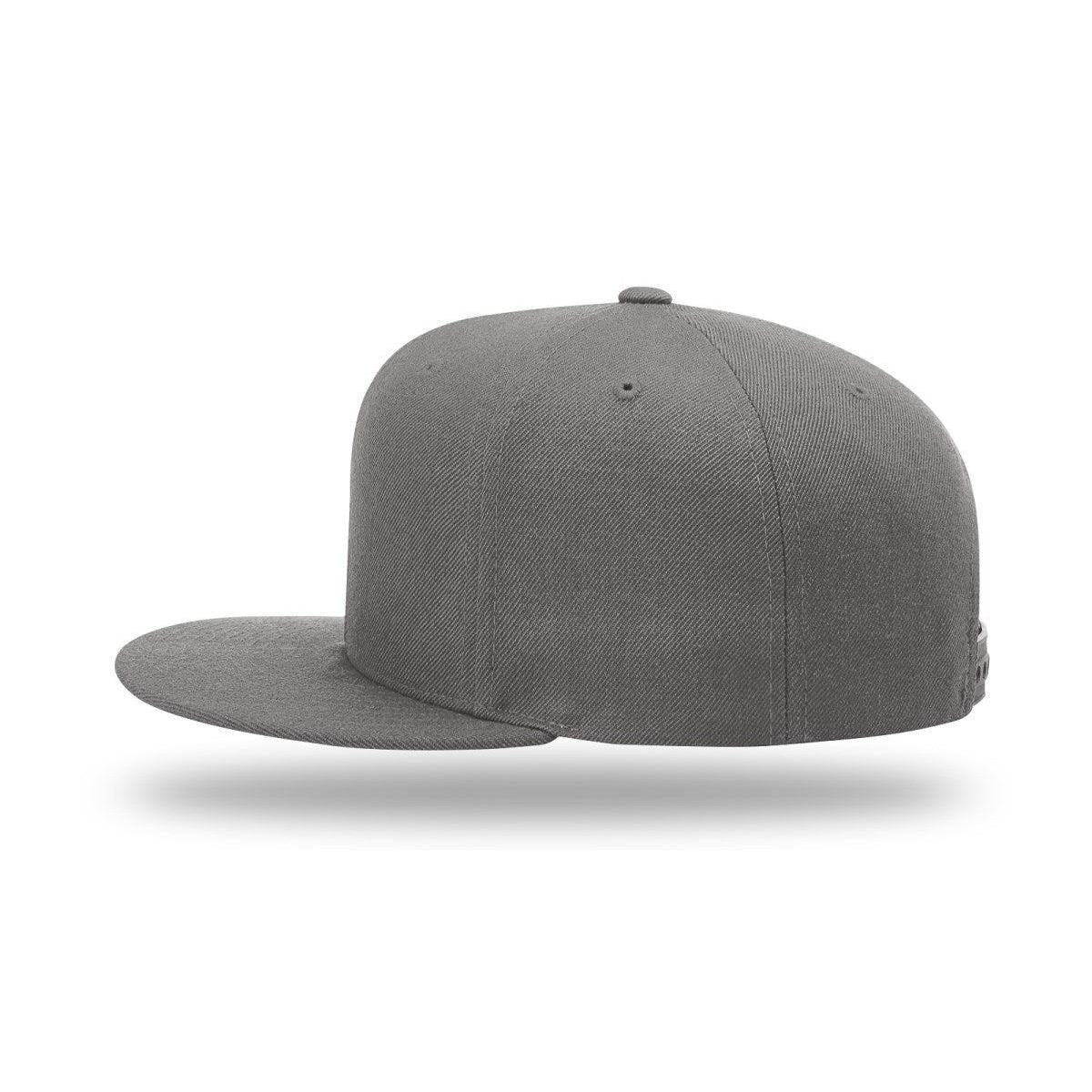 no-logo Richardson Wool Flatbill Snapback-Richardson-Thread Logic