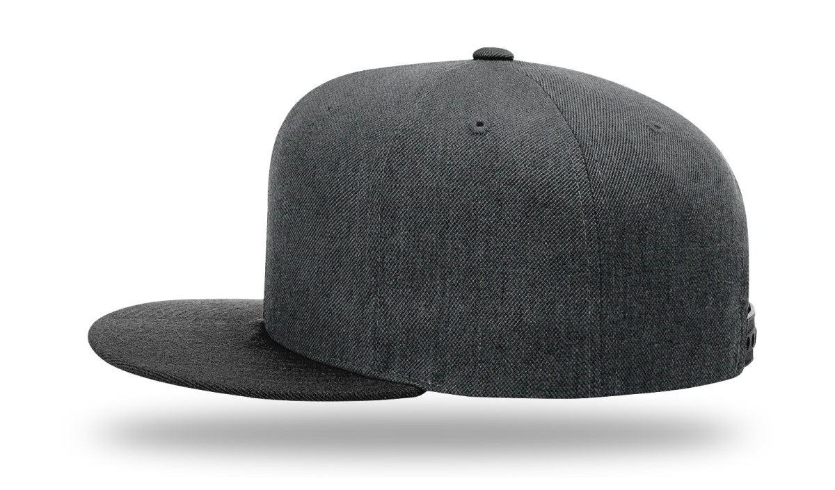 no-logo Richardson Wool Flatbill Snapback-Richardson-Thread Logic