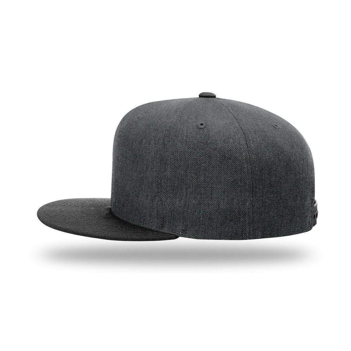 no-logo Richardson Wool Flatbill Snapback-Richardson-Thread Logic