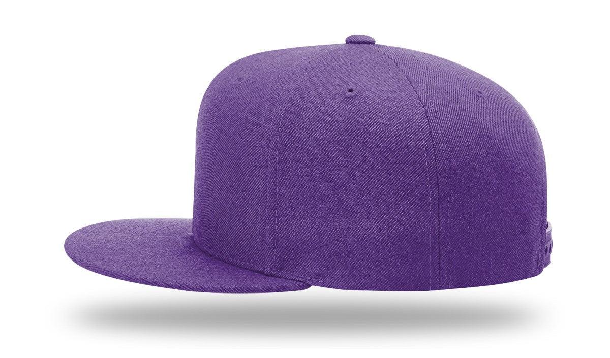 no-logo Richardson Wool Flatbill Snapback-Richardson-Thread Logic