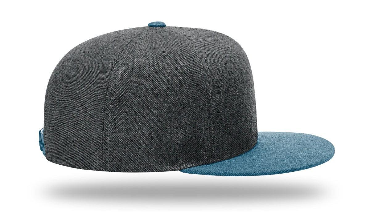 no-logo Richardson Wool Flatbill Snapback-Richardson-Thread Logic