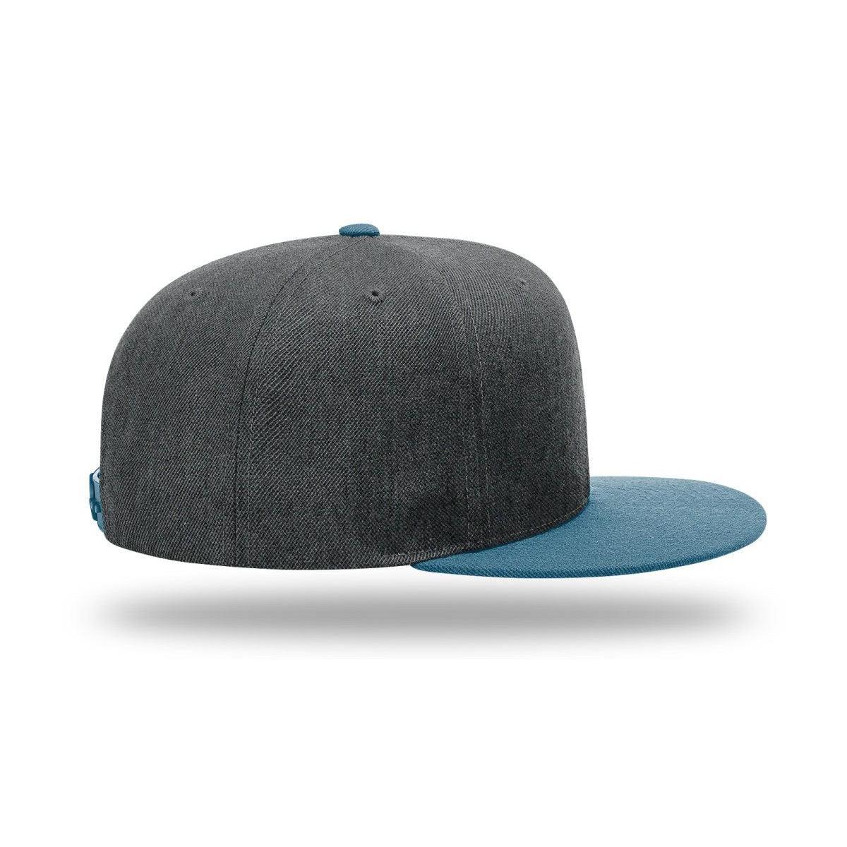 no-logo Richardson Wool Flatbill Snapback-Richardson-Thread Logic