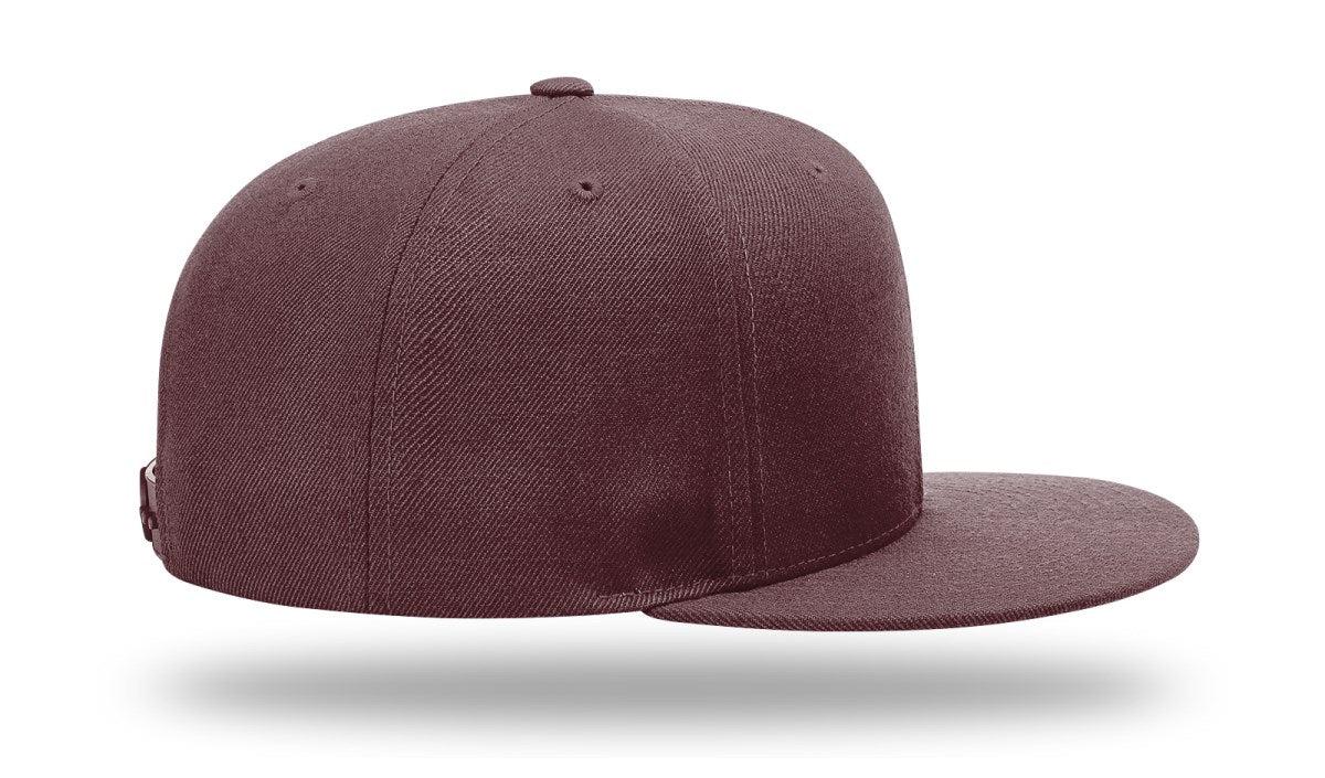 no-logo Richardson Wool Flatbill Snapback-Richardson-Thread Logic