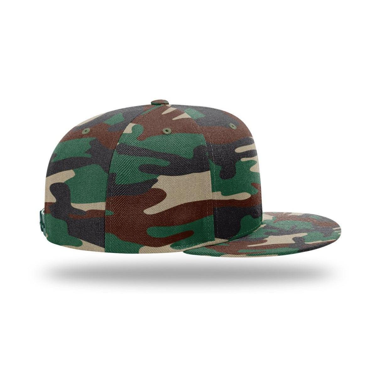 no-logo Richardson Wool Flatbill Snapback-Richardson-Thread Logic