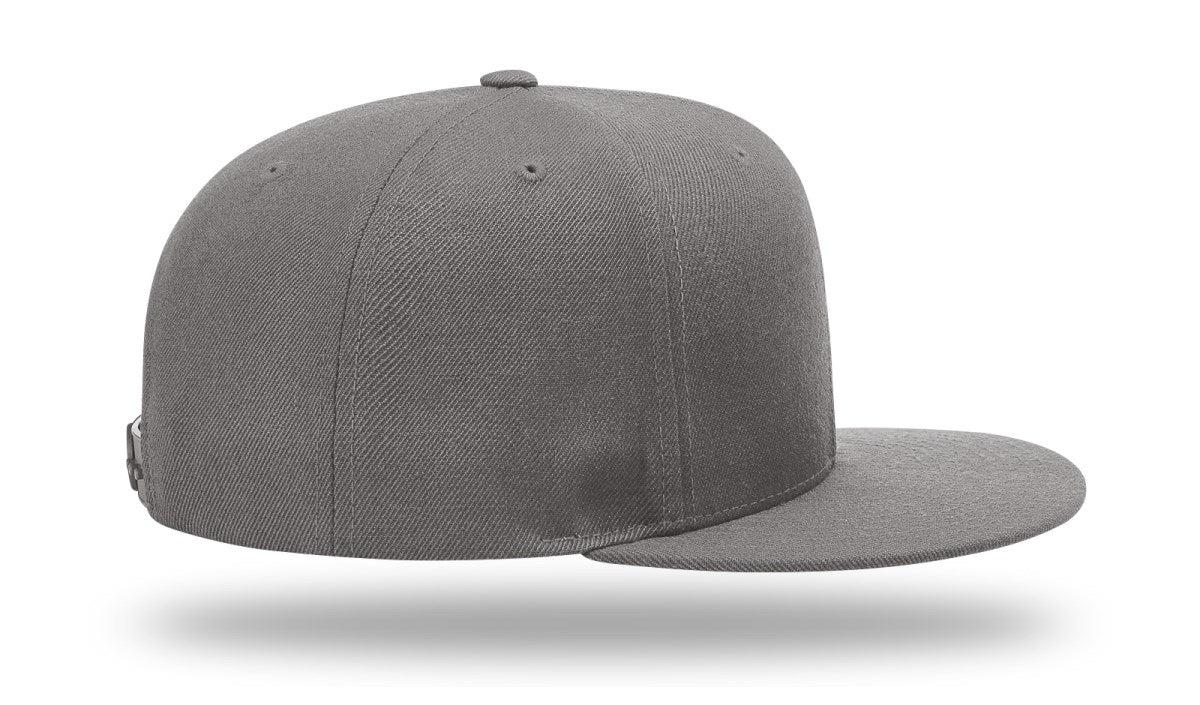 no-logo Richardson Wool Flatbill Snapback-Richardson-Thread Logic