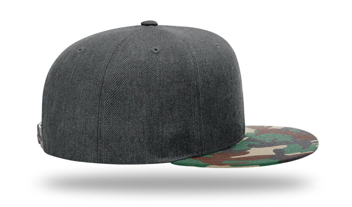 no-logo Richardson Wool Flatbill Snapback-Richardson-Thread Logic