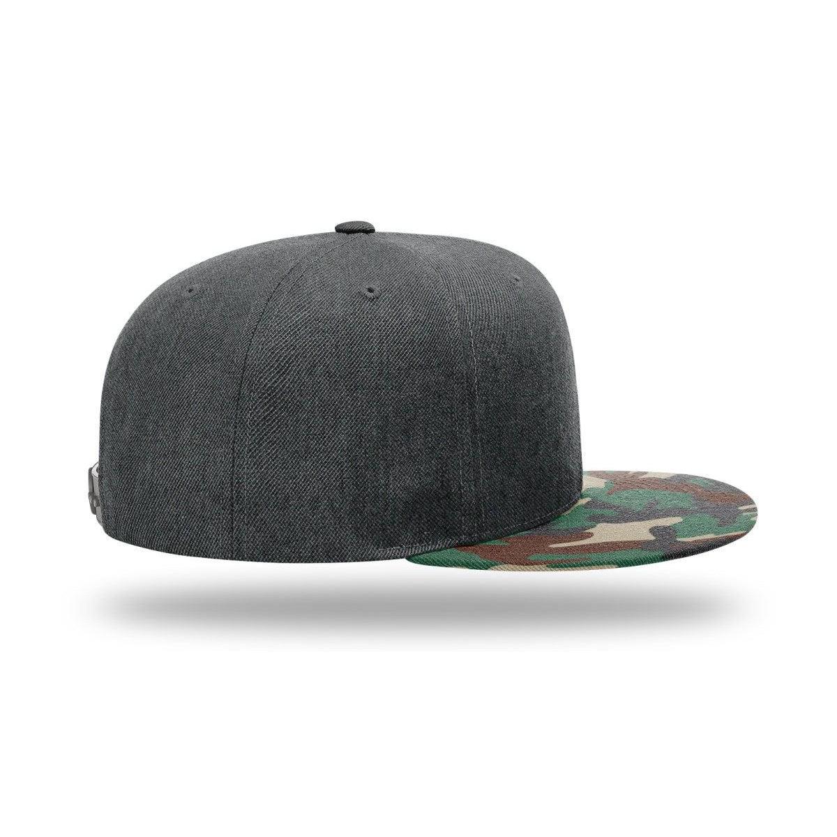 no-logo Richardson Wool Flatbill Snapback-Richardson-Thread Logic