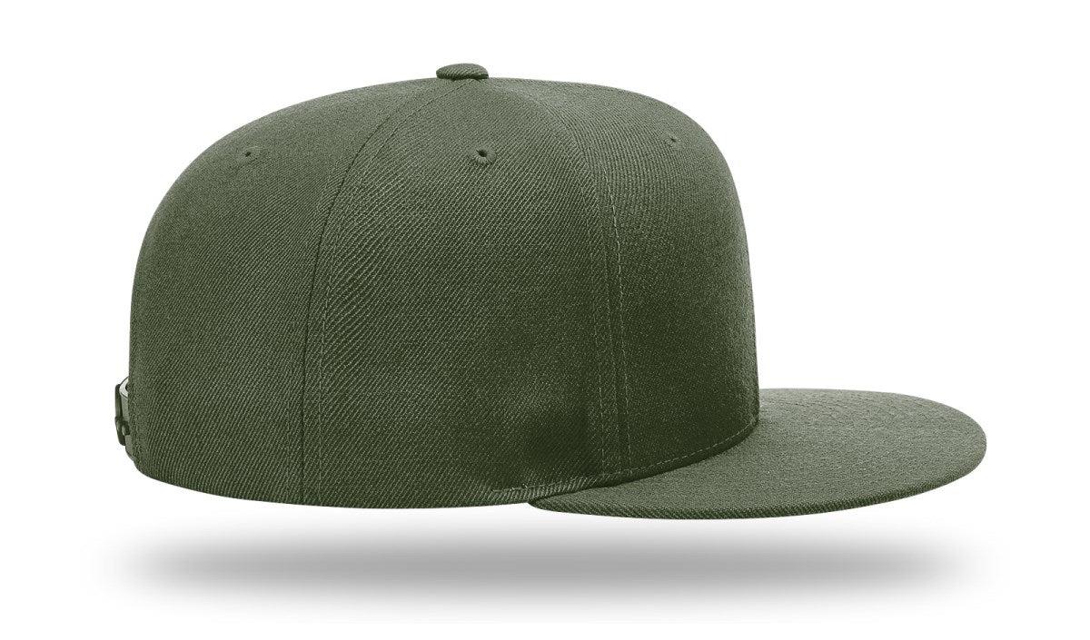no-logo Richardson Wool Flatbill Snapback-Richardson-Thread Logic