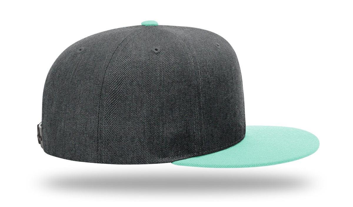 no-logo Richardson Wool Flatbill Snapback-Richardson-Thread Logic