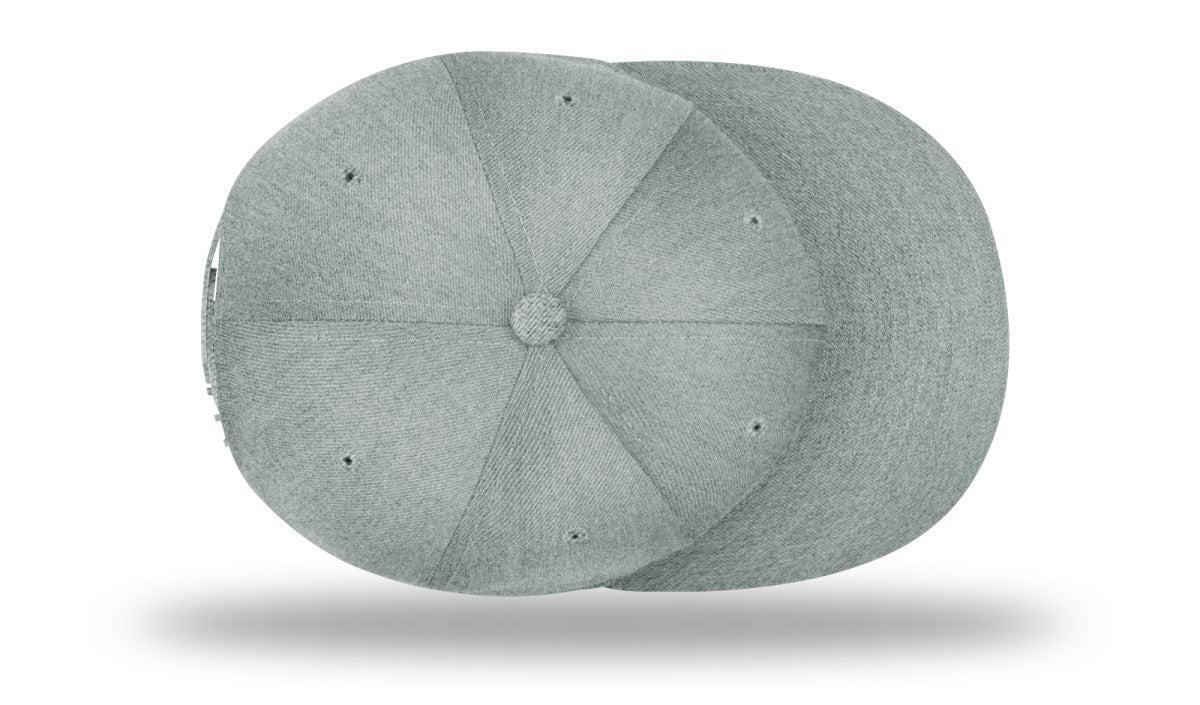 no-logo Richardson Wool Flatbill Snapback-Richardson-Thread Logic