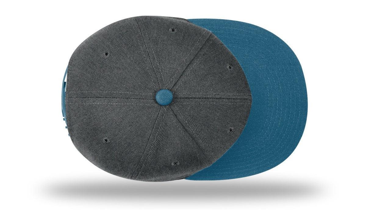 no-logo Richardson Wool Flatbill Snapback-Richardson-Thread Logic