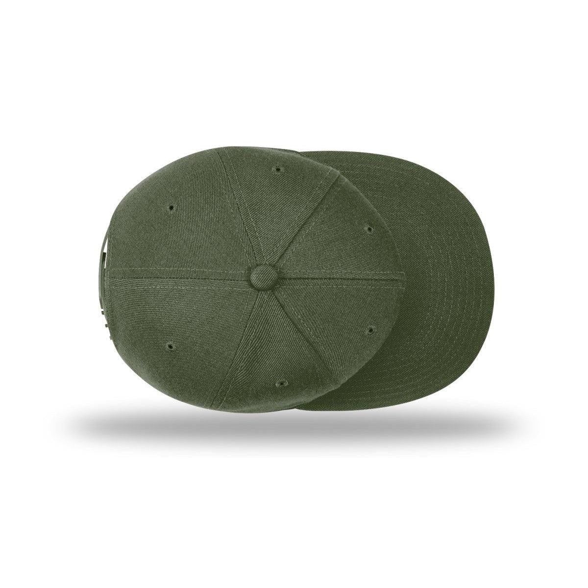 no-logo Richardson Wool Flatbill Snapback-Richardson-Thread Logic
