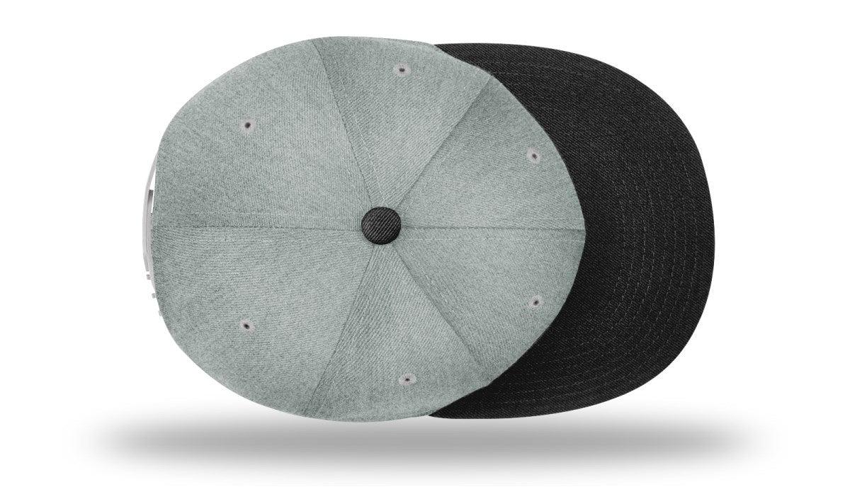 no-logo Richardson Wool Flatbill Snapback-Richardson-Thread Logic