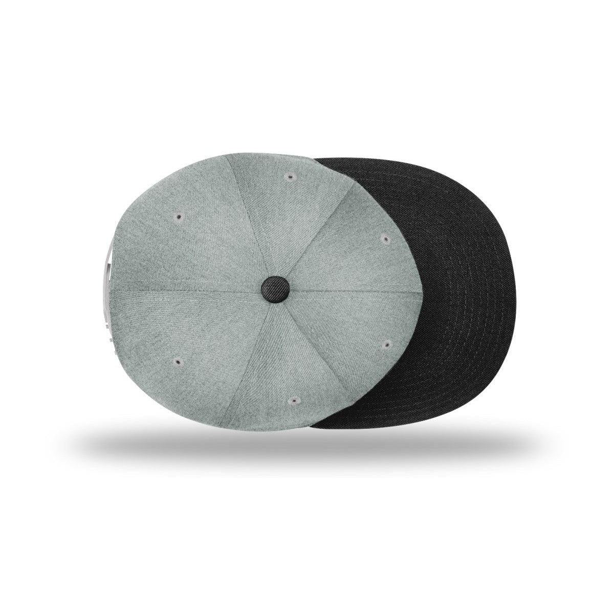 no-logo Richardson Wool Flatbill Snapback-Richardson-Thread Logic