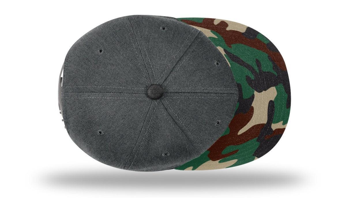 no-logo Richardson Wool Flatbill Snapback-Richardson-Thread Logic