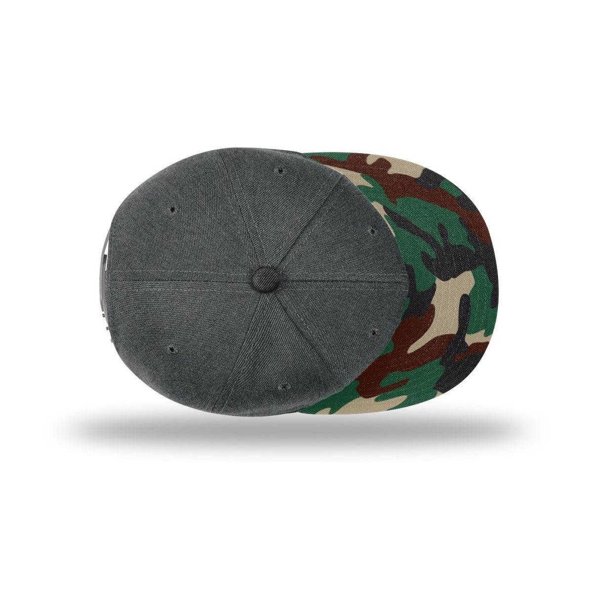 no-logo Richardson Wool Flatbill Snapback-Richardson-Thread Logic