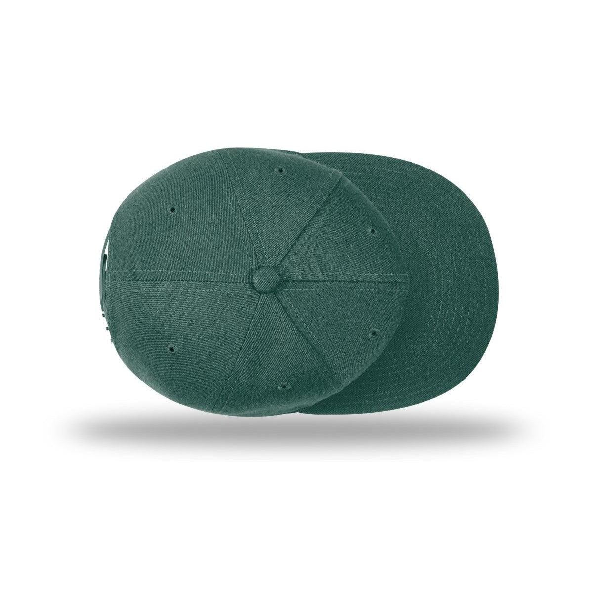 no-logo Richardson Wool Flatbill Snapback-Richardson-Thread Logic