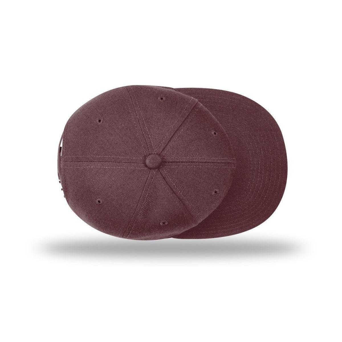 no-logo Richardson Wool Flatbill Snapback-Richardson-Thread Logic
