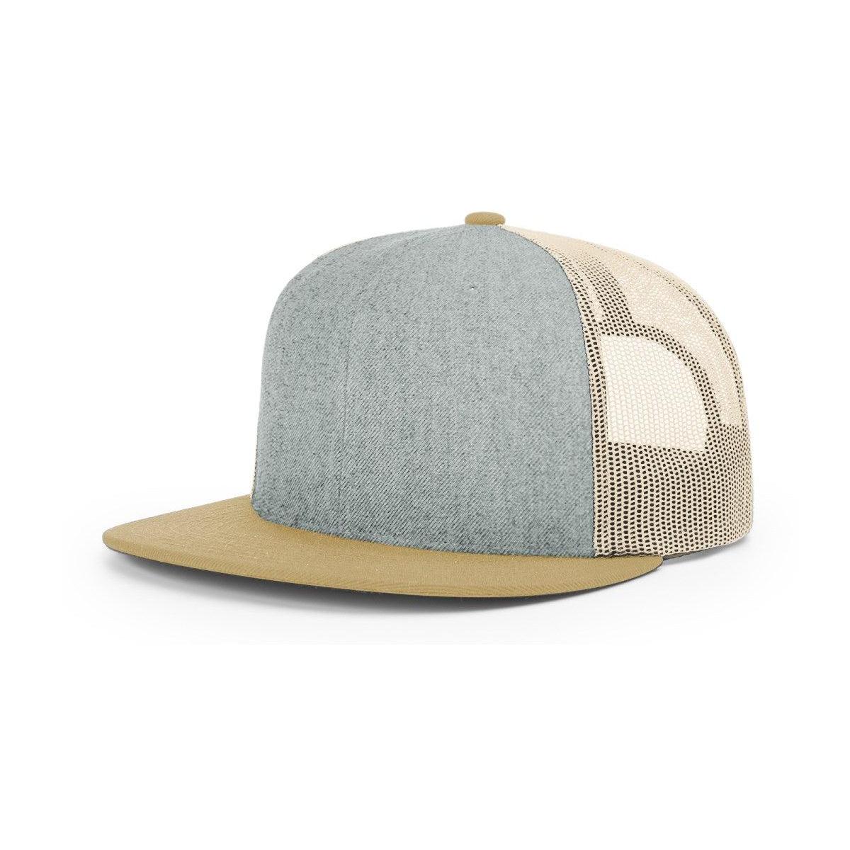 no-logo Richardson Wool Blend Flatbill Trucker-Richardson-Thread Logic