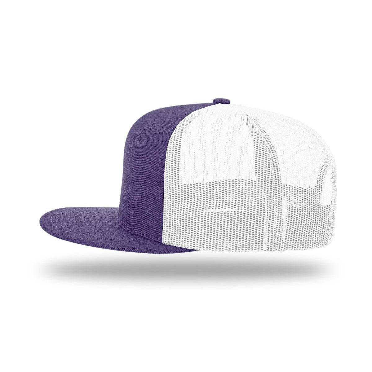 no-logo Richardson Wool Blend Flatbill Trucker-Richardson-Thread Logic