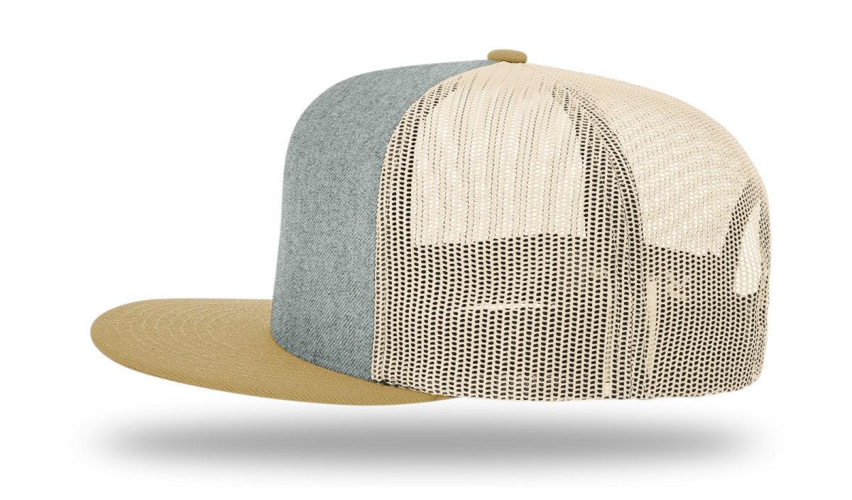 no-logo Richardson Wool Blend Flatbill Trucker-Richardson-Thread Logic