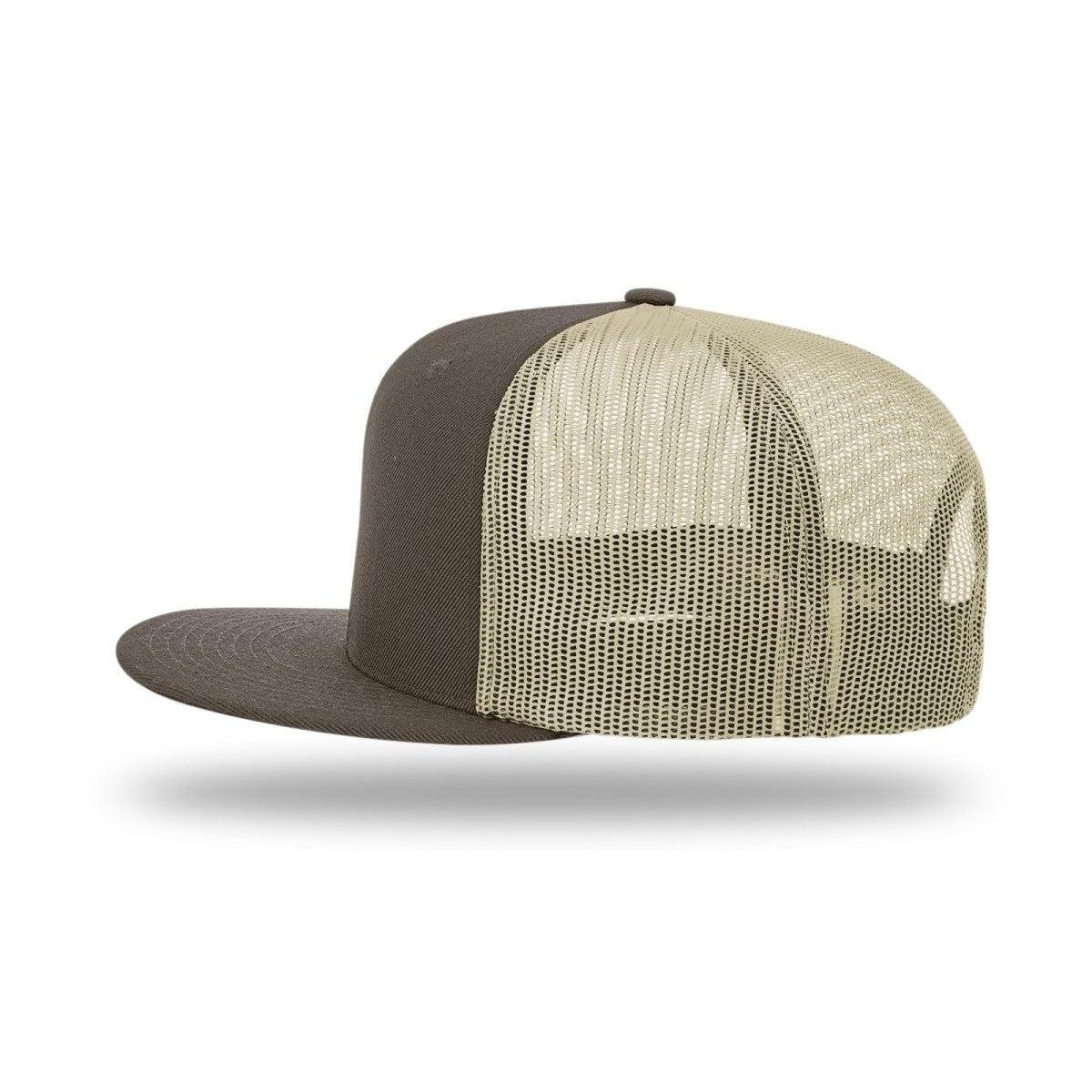 no-logo Richardson Wool Blend Flatbill Trucker-Richardson-Thread Logic