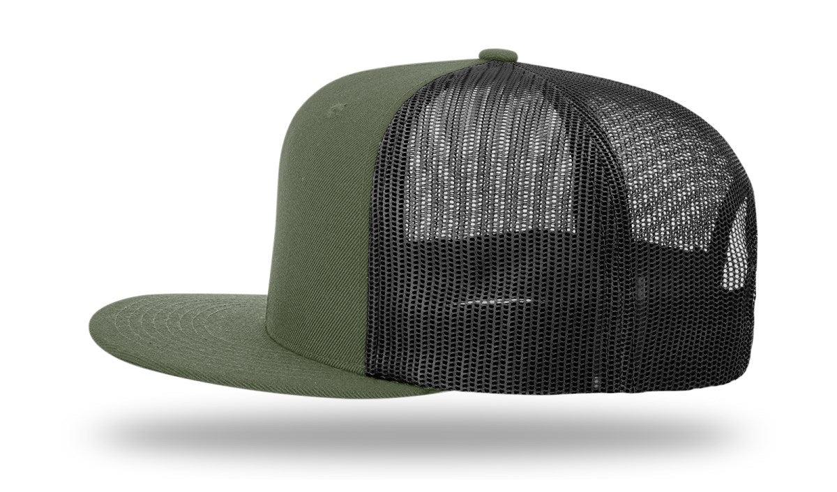 no-logo Richardson Wool Blend Flatbill Trucker-Richardson-Thread Logic