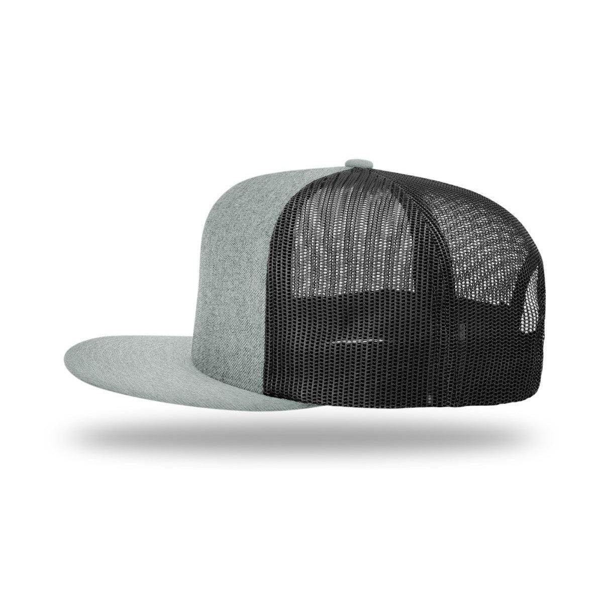 no-logo Richardson Wool Blend Flatbill Trucker-Richardson-Thread Logic