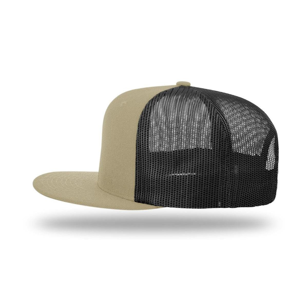 no-logo Richardson Wool Blend Flatbill Trucker-Richardson-Thread Logic