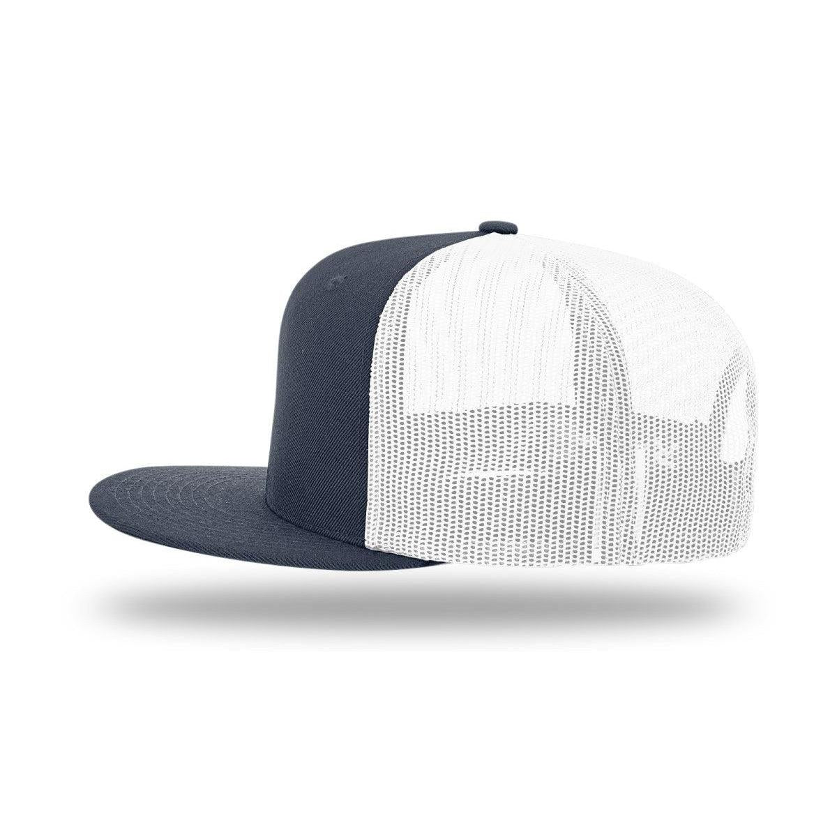 no-logo Richardson Wool Blend Flatbill Trucker-Richardson-Thread Logic