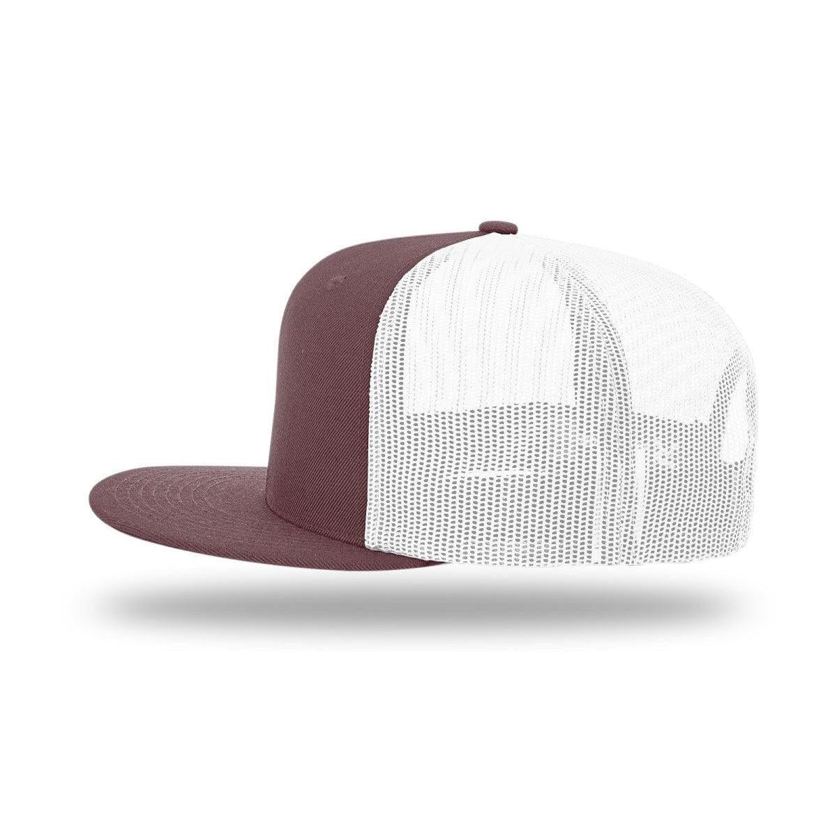 no-logo Richardson Wool Blend Flatbill Trucker-Richardson-Thread Logic