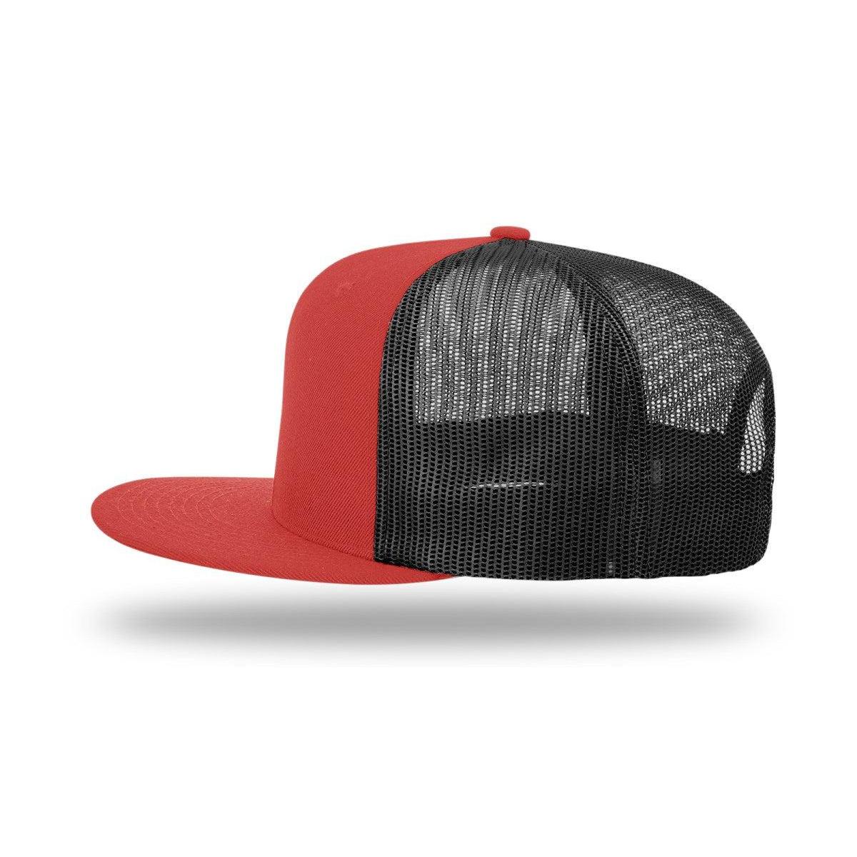no-logo Richardson Wool Blend Flatbill Trucker-Richardson-Thread Logic