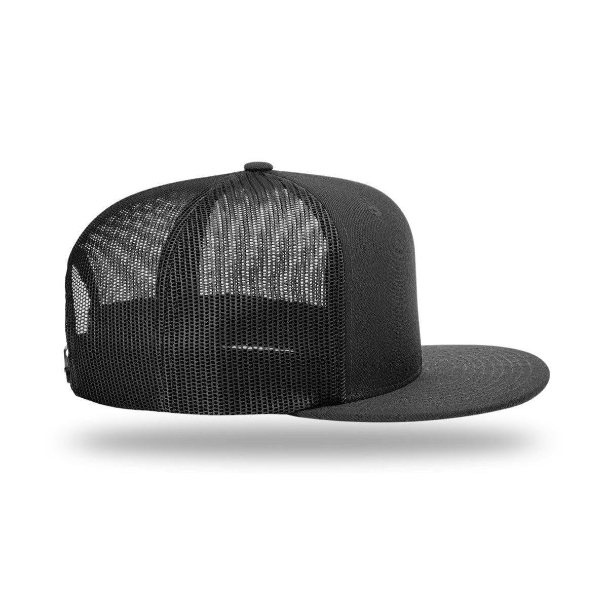 no-logo Richardson Wool Blend Flatbill Trucker-Richardson-Thread Logic